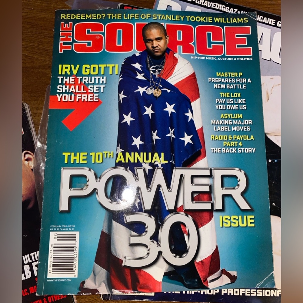 The source irv gotti tookie williams magazine power 30 used